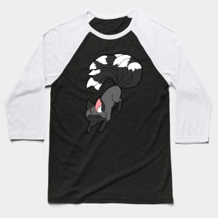 Silver Kitsune Baseball T-Shirt